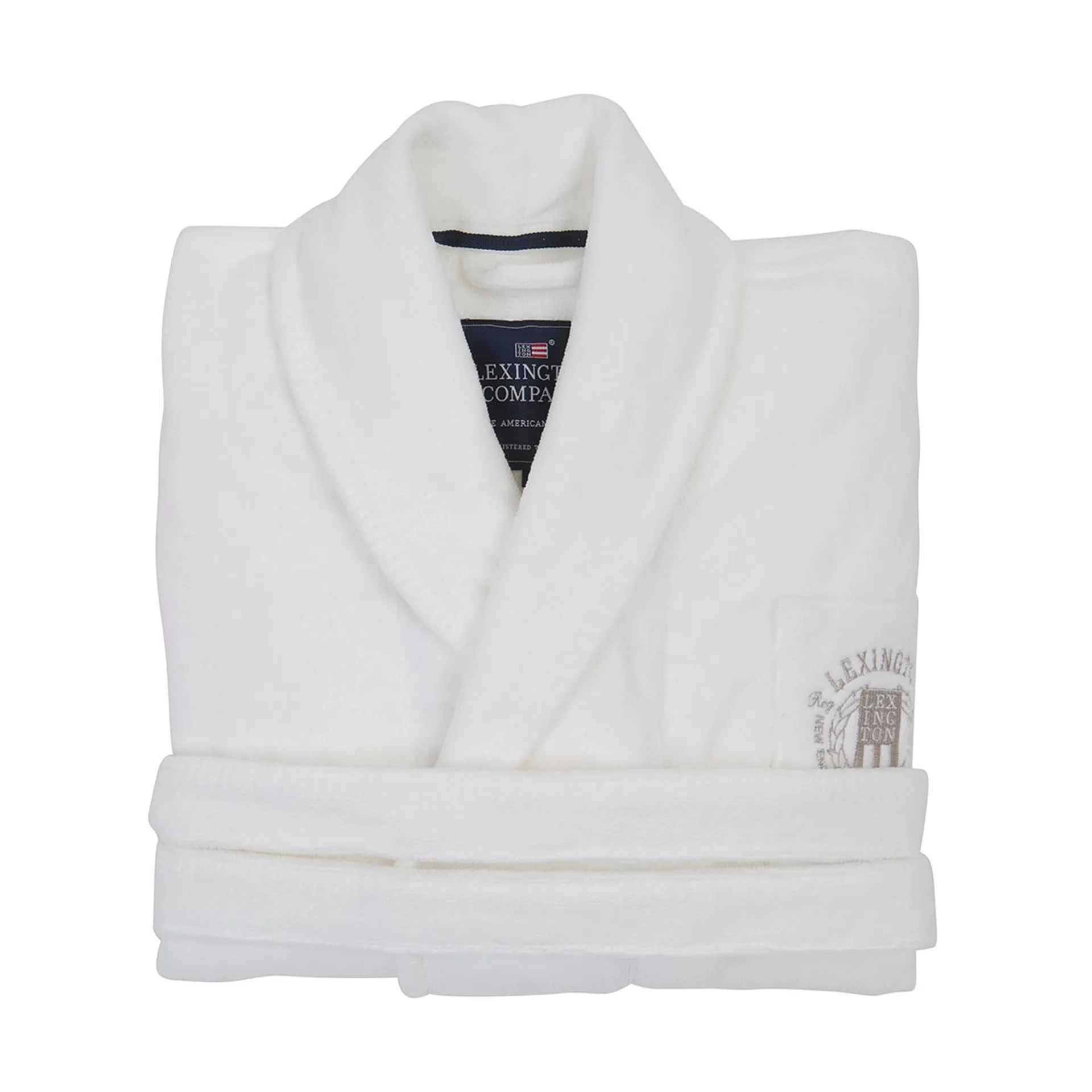 Hotel Velour morgonrock M, White Lexington