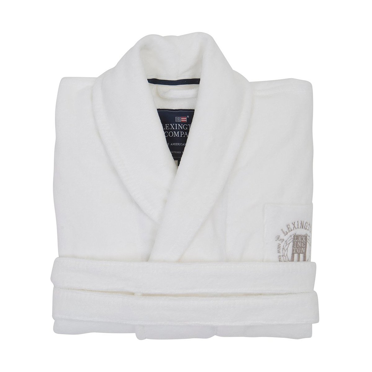Lexington Hotel Velour morgonrock S White | Skandinavisk Design | Morgonrockar & Badrockar | Vit