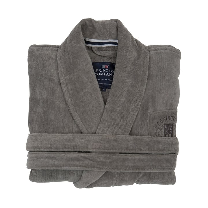 Hotel Velour morgonrock XL - Gray - Lexington