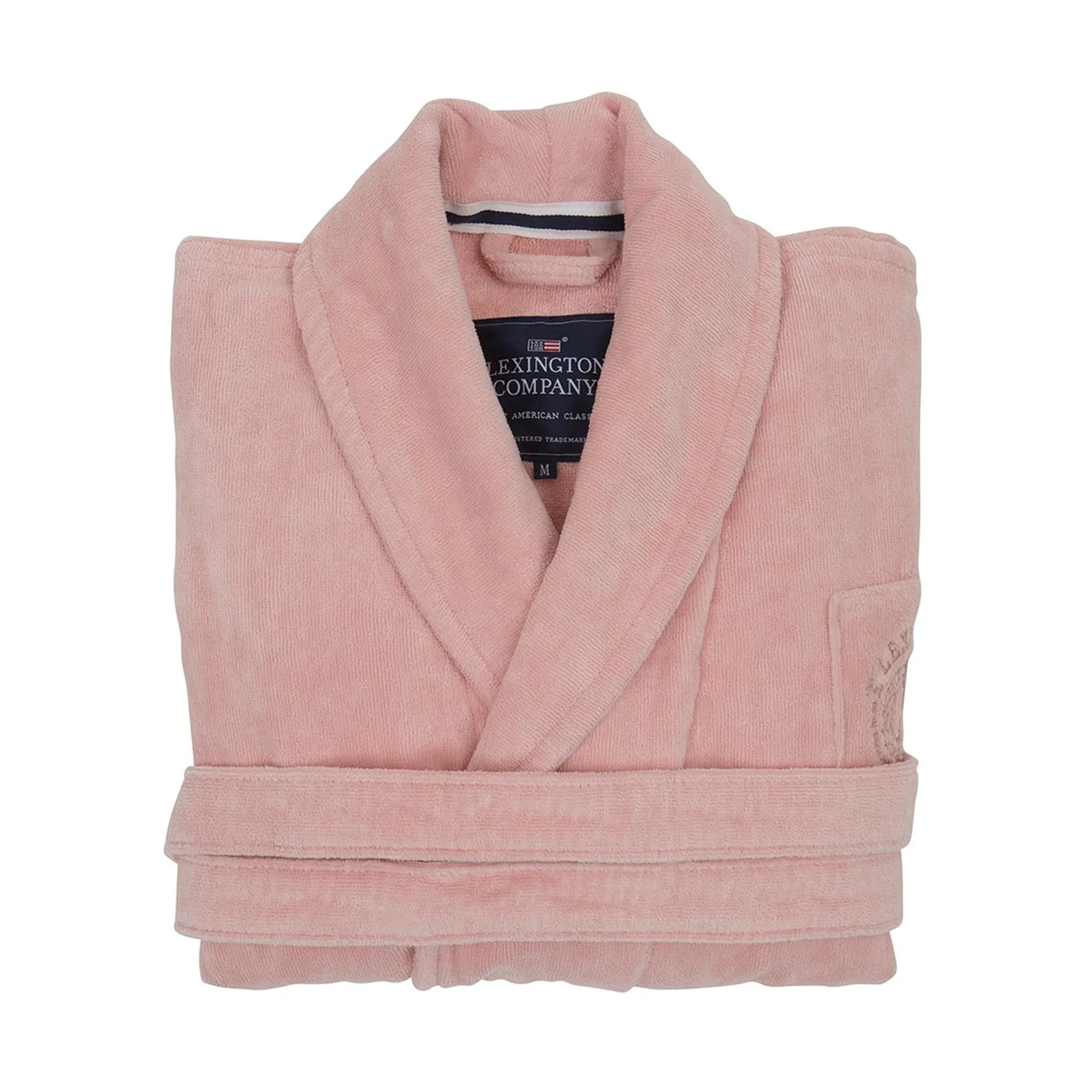 Hotel Velour morgonrock XS, Pink Lexington