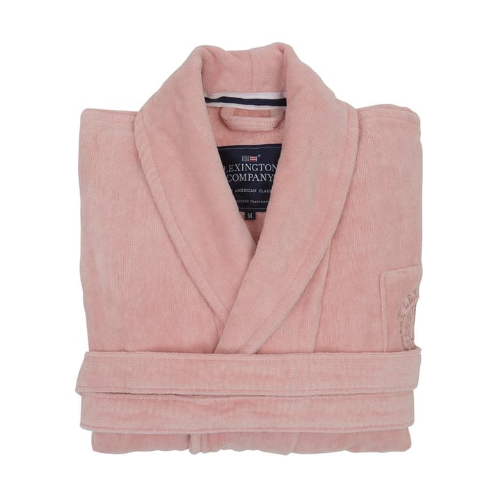 Hotel Velour morgonrock XS - Pink - Lexington