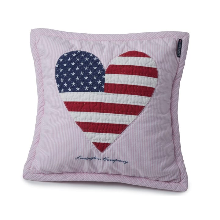 Icons Baby Quilted kuddfodral hjärta 40x40 cm - Pink - Lexington