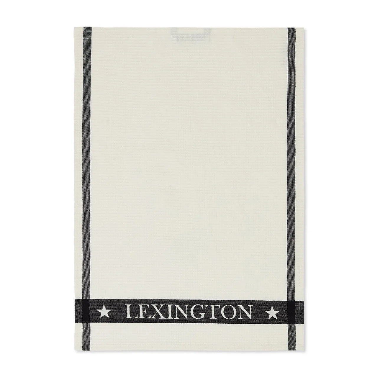 Icons Cotton Waffle kökshandduk 50x70 cm, White-dark gray Lexington