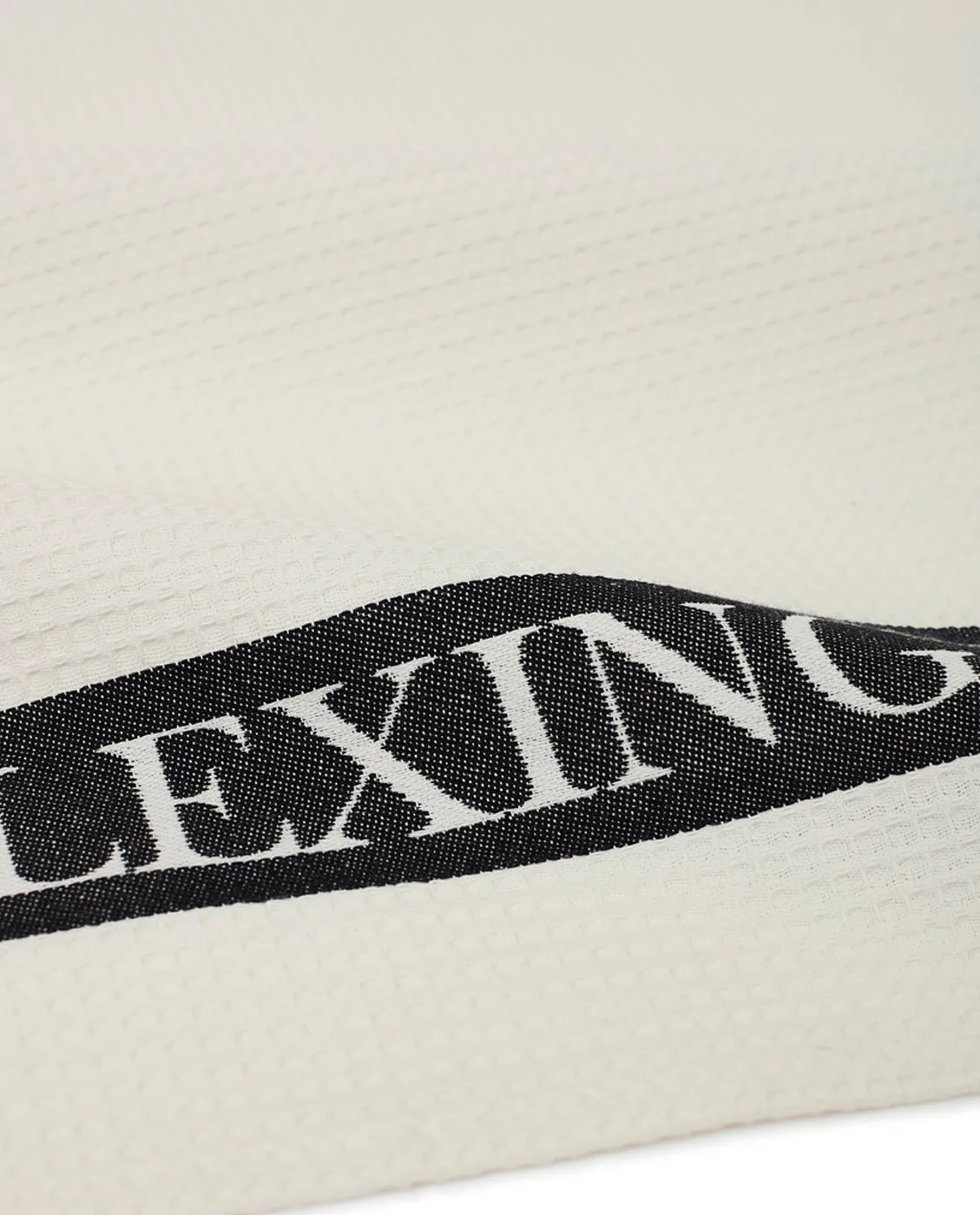 Icons Cotton Waffle kökshandduk 50x70 cm, White-dark gray Lexington