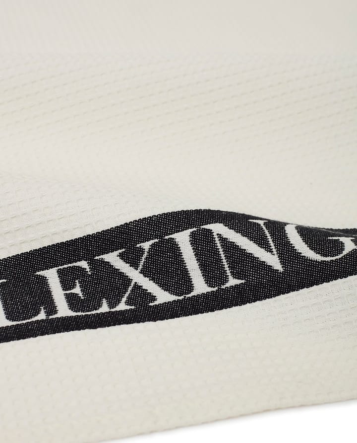 Icons Cotton Waffle kökshandduk 50x70 cm, White-dark gray Lexington