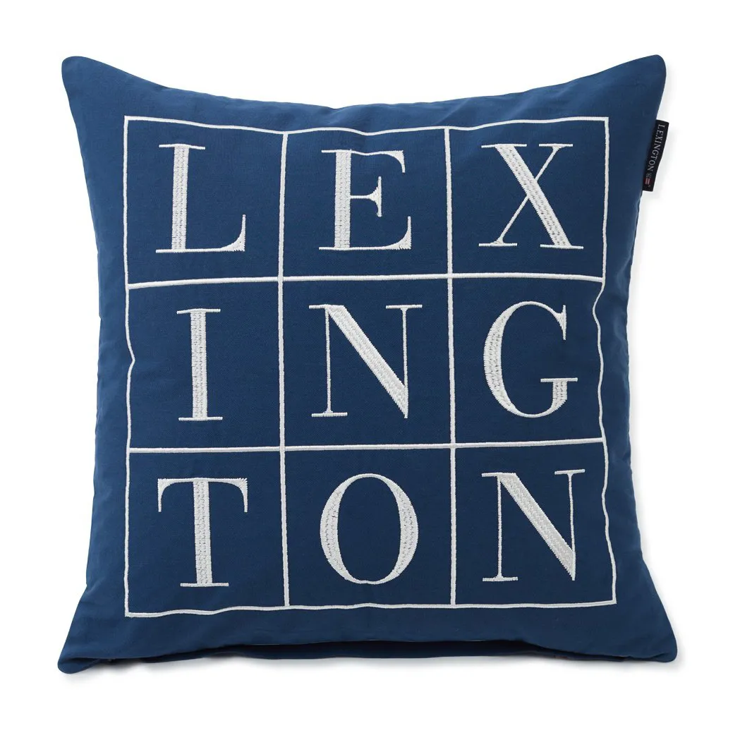 Icons Logo kuddfodral 50x50 cm, Blue Lexington