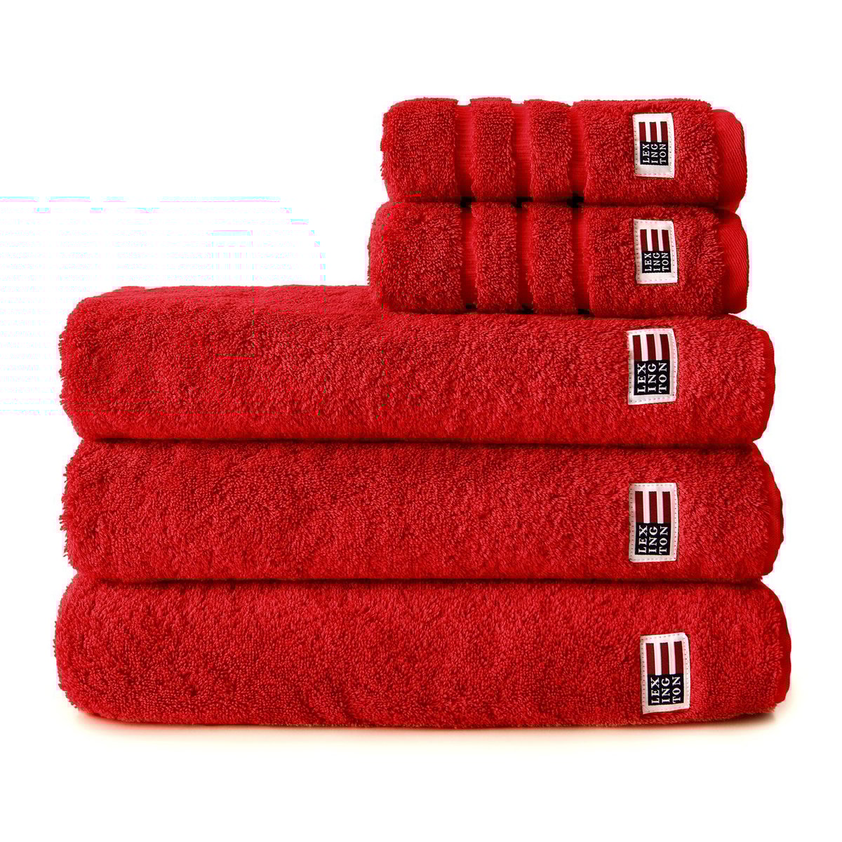 Lexington Icons Original badhandduk 100x150 cm Red | Skandinavisk Design | Badlakan | Röd