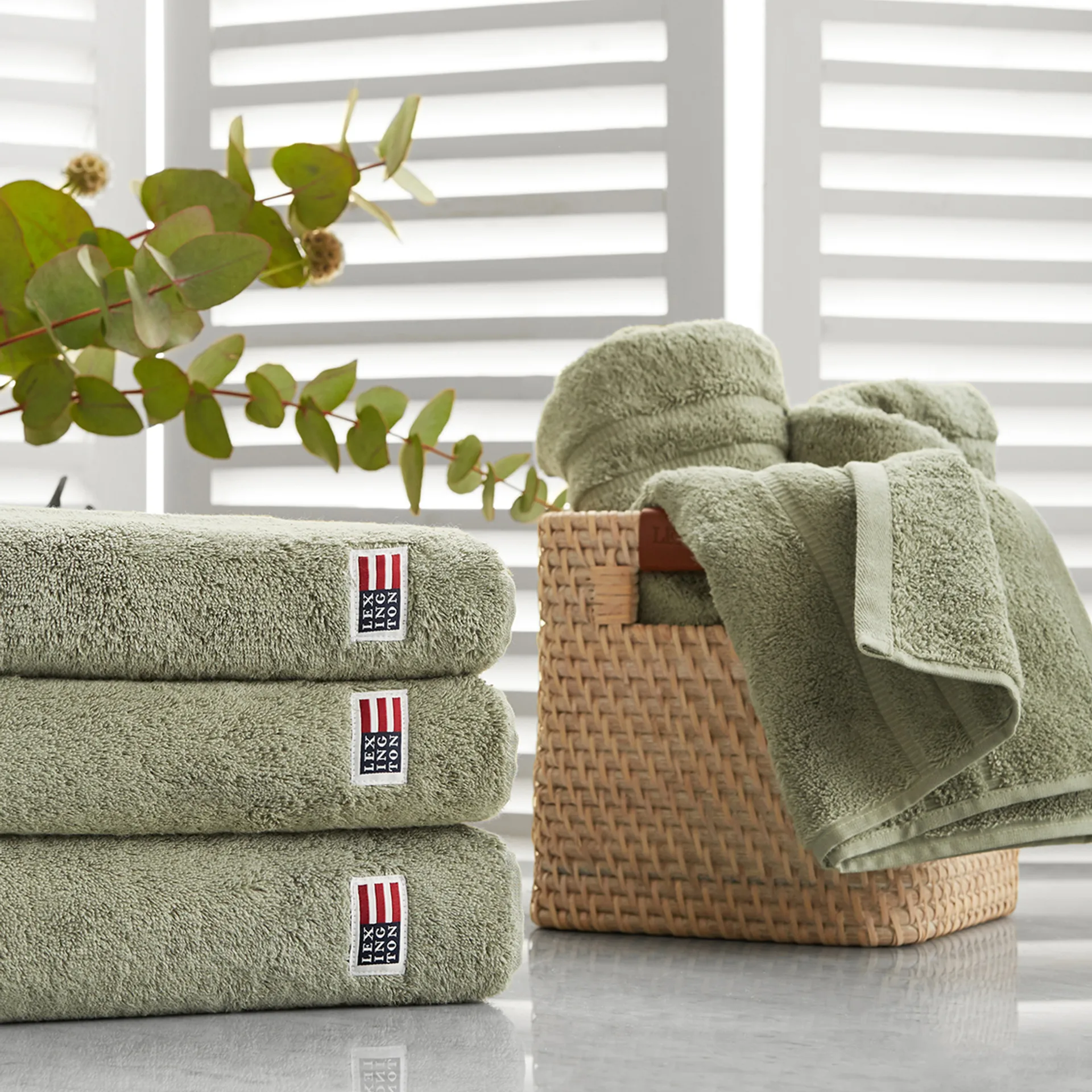 Icons Original badhandduk 100x150 cm, Vintage green Lexington