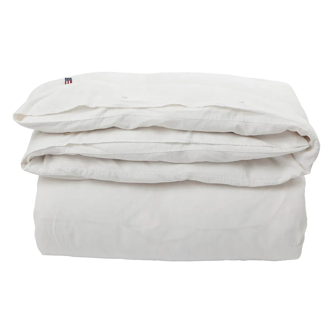 Icons Poplin påslakan 150x210 cm, White Lexington