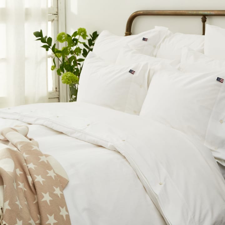 Icons Poplin påslakan 220x220 cm, White Lexington