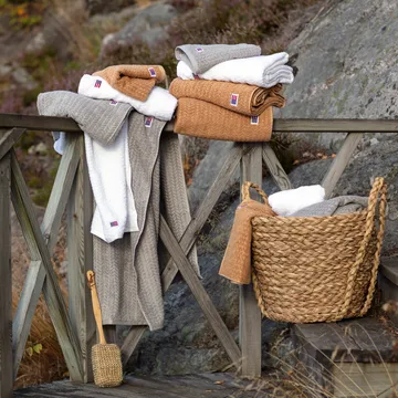 Icons Structured badhandduk 100x150 cm - White - Lexington