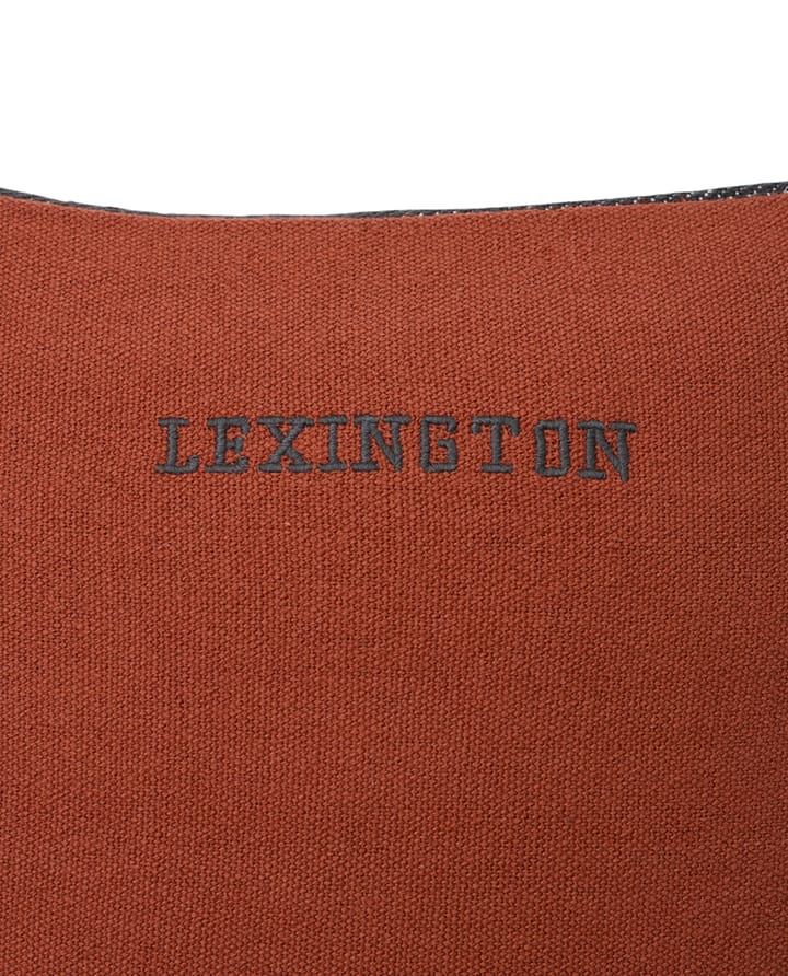 Irregular Striped Cotton kuddfodral 50x50 cm - Copper-gray - Lexington