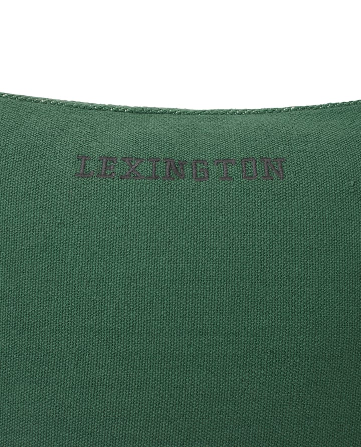 Irregular Striped Cotton kuddfodral 50x50 cm, Green-gray Lexington