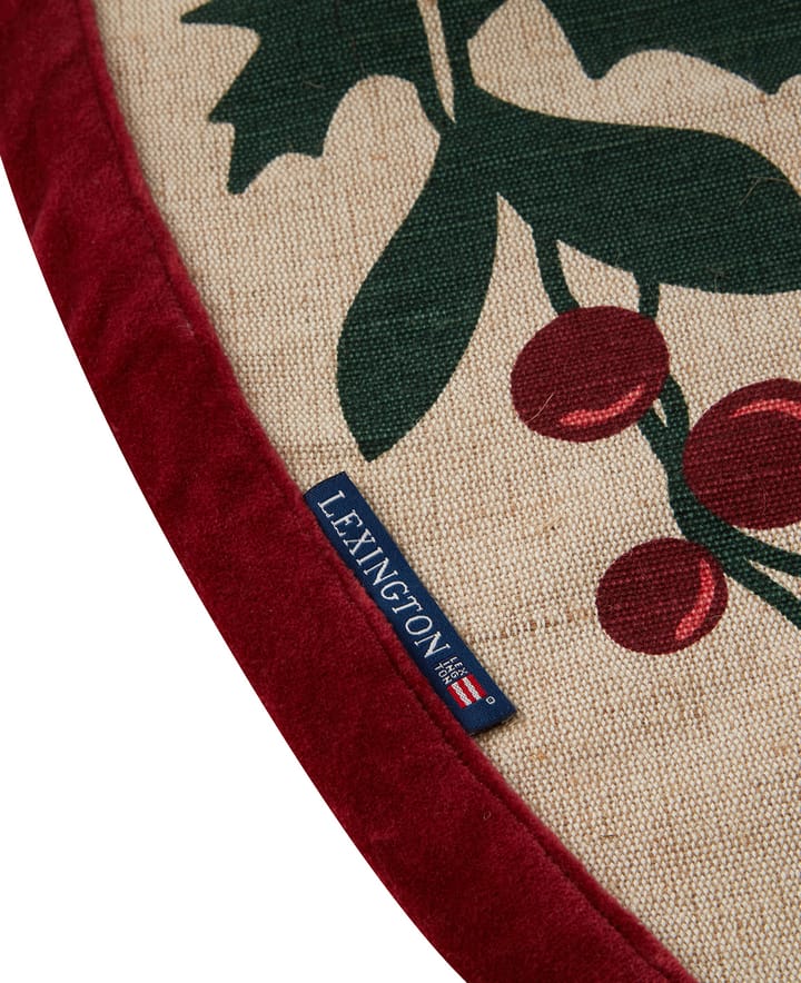 Jute Cotton Christmas Tree julgransmatta Ø110 cm - Beige - Lexington