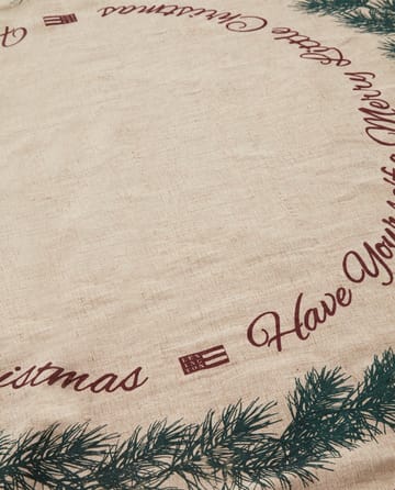 Jute Cotton Christmas Tree julgransmatta Ø110 cm - Natural - Lexington