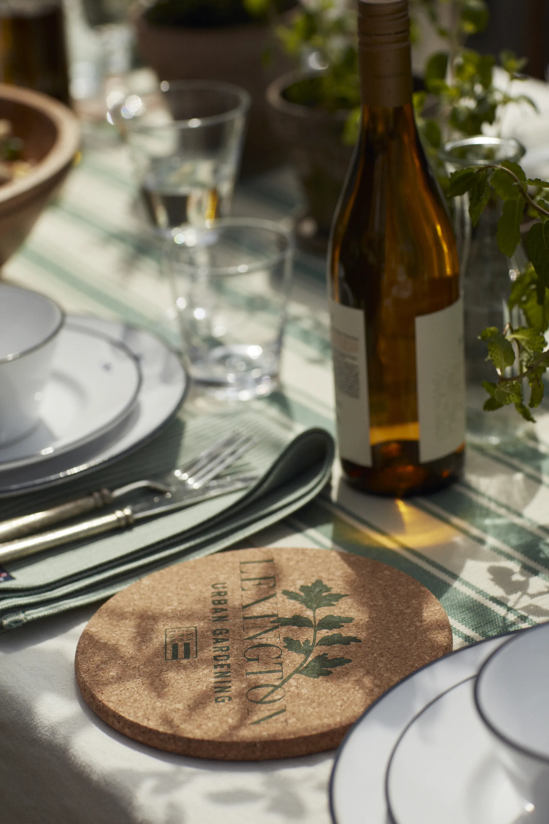 Korkunderlägg Ø20 cm 2-pack, Urban gardening Lexington