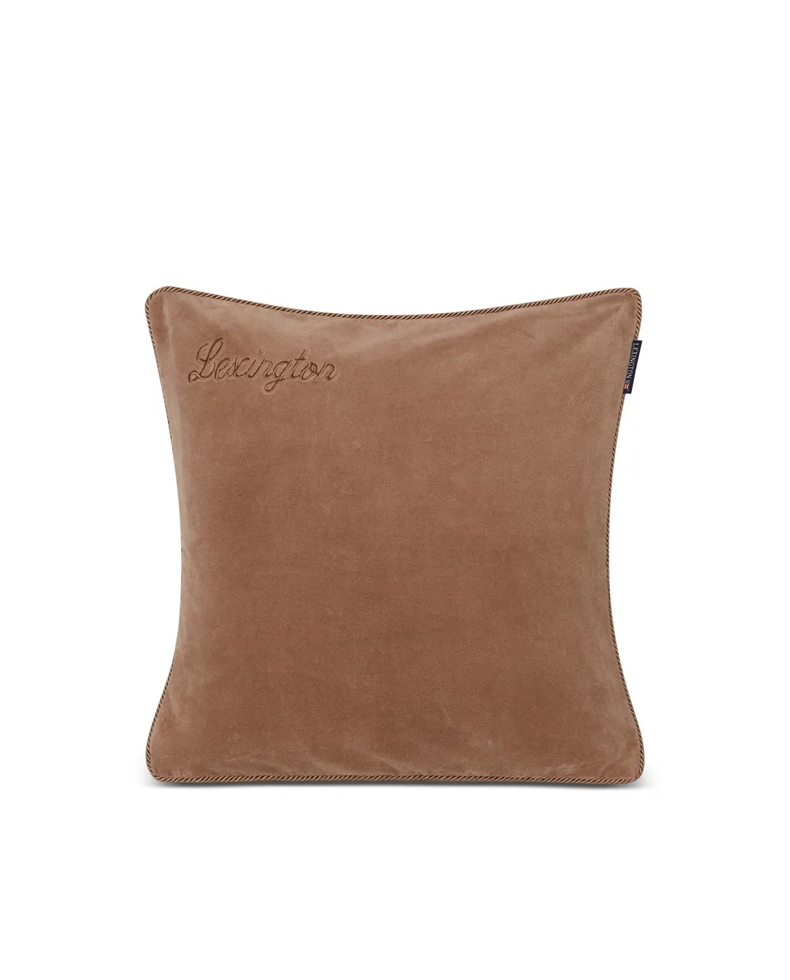 Kuddfodral Ekologisk sammet 50x50 cm, Beige Lexington