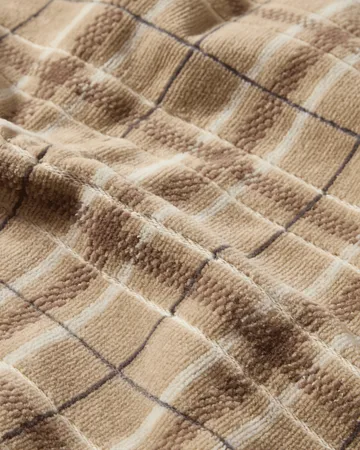 Lexington checked handduk 2-pack - Beige-gray - Lexington