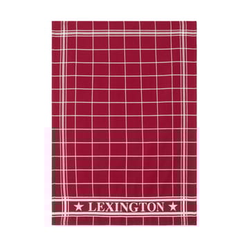 Lexington checked kökshandduk 50x70 cm - Röd-vit - Lexington
