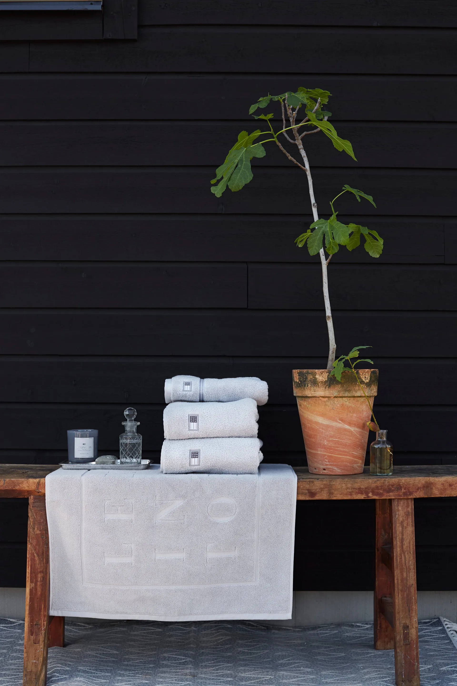 Lexington Hotel badrumsmatta 60x90 cm, Ljusgrå Lexington