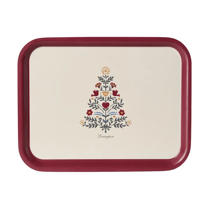 Lexington laminerad serveringsbricka - Red-light beige, 16x28 cm - Lexington