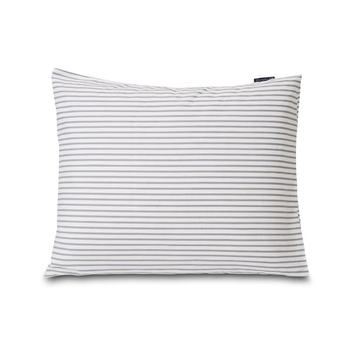 Lexington Striped örngott tencel 50x60 cm, White-steel blue Lexington