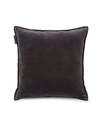 Logo Message Velvet kuddfodral 50x50 cm - Gray - Lexington