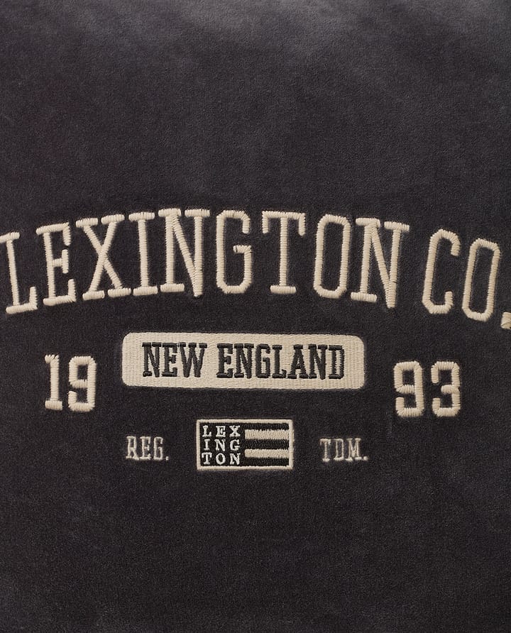 Logo Message Velvet kuddfodral 50x50 cm, Gray Lexington