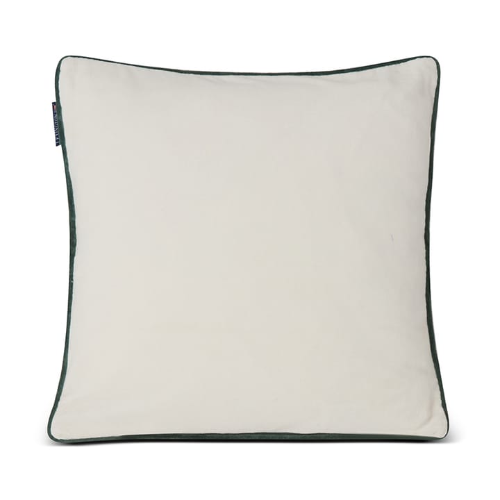 Merry Christmas Cotton Velvet kuddfodral 50x50 cm, Off white-red Lexington