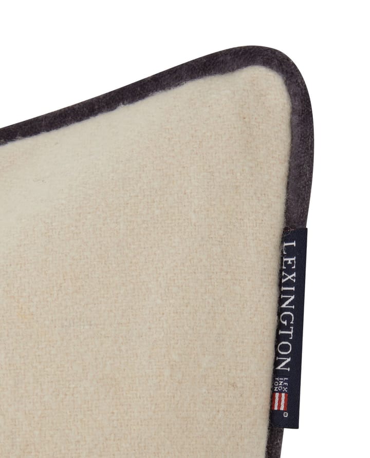 Merry Christmas Wool Mix kuddfodral 50x50 cm, White-green-beige Lexington
