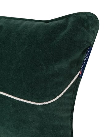 Merry Cotton Velvet kudde 30x50 cm - Green - Lexington