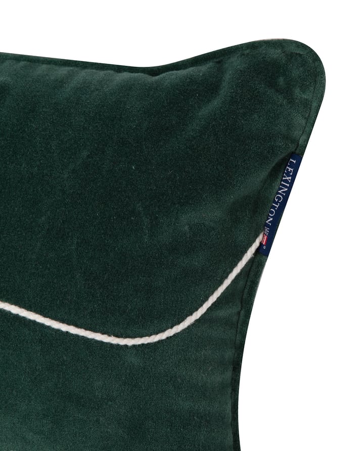 Merry Cotton Velvet kudde 30x50 cm, Green Lexington