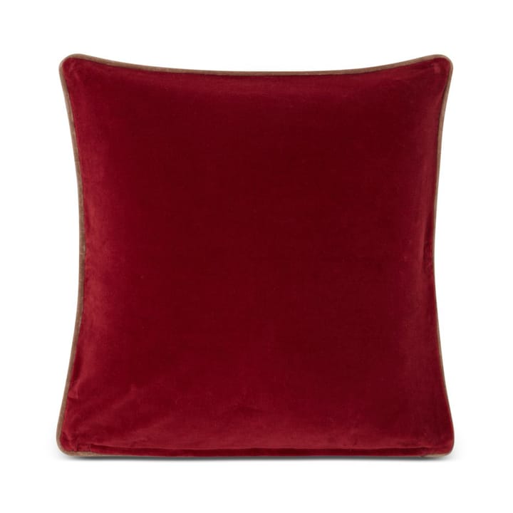 Merry Little Org Cotton Velvet kuddfodral 50x50 cm, Red-beige Lexington