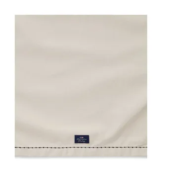 Organic Cotton Oxford löpare stitches 50x250 cm - Beige - Lexington