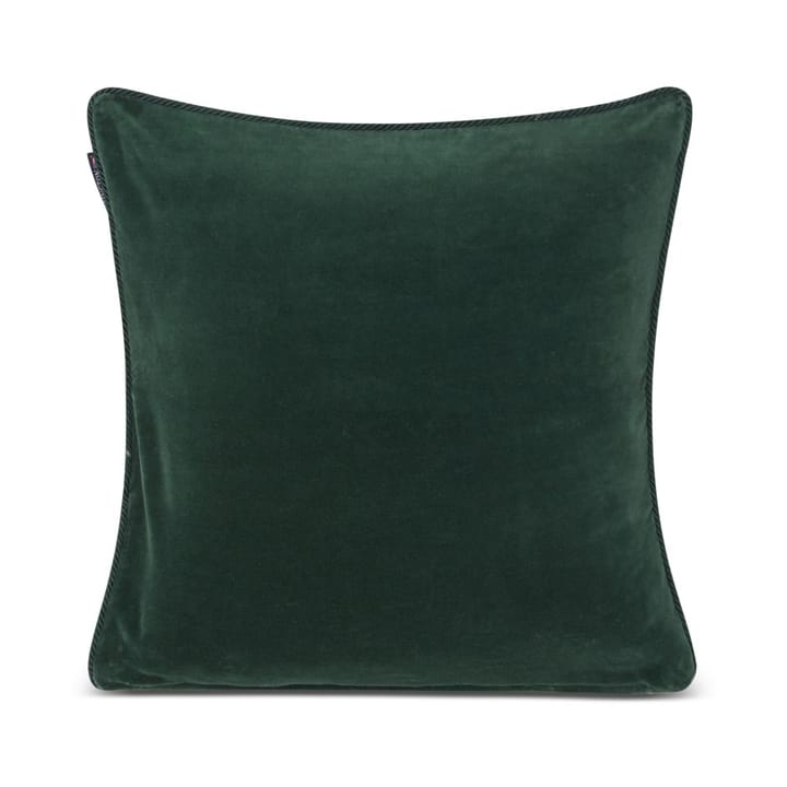 Organic Cotton Velvet kuddfodral 50x50 cm, Green Lexington
