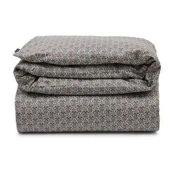Printed flowers bomull påslakan 220x220 cm - Beige Multi - Lexington
