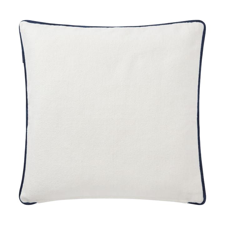 Printed Logo Recycled Cotton kuddfodral 50x50 cm, White Lexington