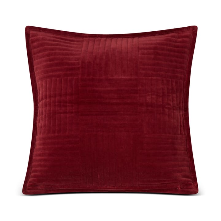 Quilted Velvet Star kuddfodral 50x50 cm - Red - Lexington