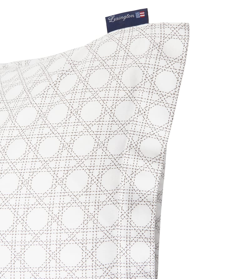 Rattan Printed örngott 50x60 cm, White Lexington