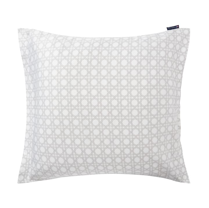 Rattan Printed örngott 65x65 cm, White Lexington