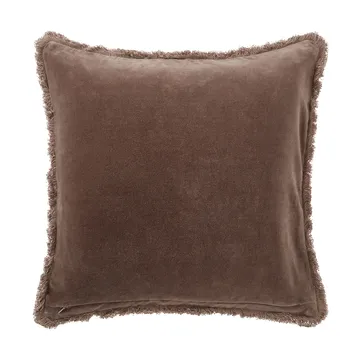 Rattan Quilted Velvet kuddfodral 50x50 cm - Brown - Lexington