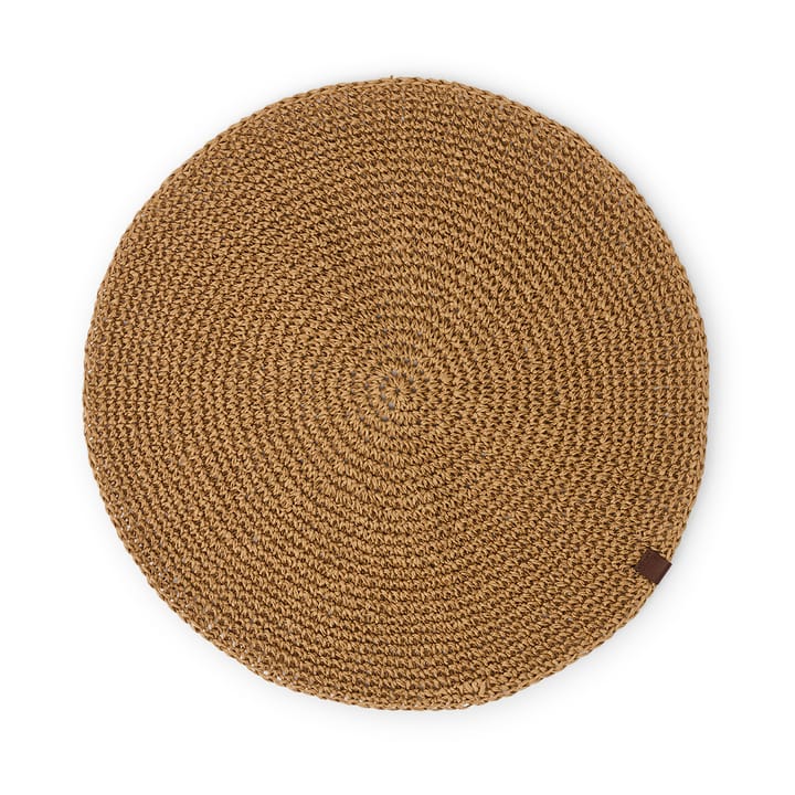 Round Recycled Paper Straw bordstablett Ø38, Natural Lexington