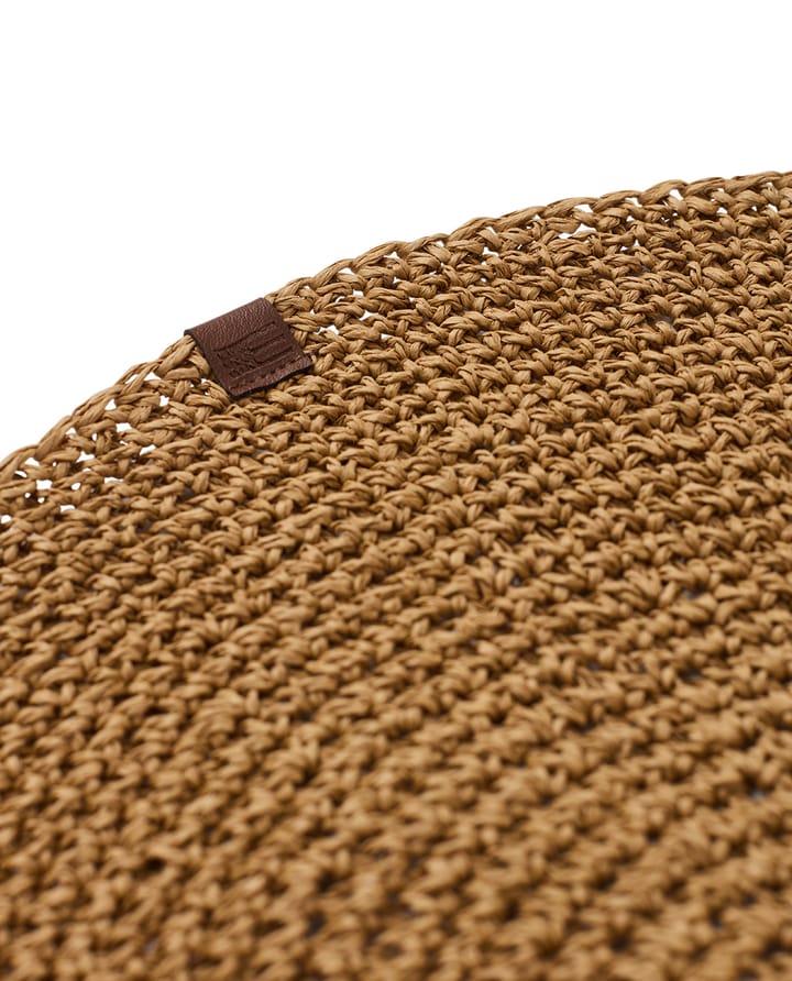 Round Recycled Paper Straw bordstablett Ø38, Natural Lexington