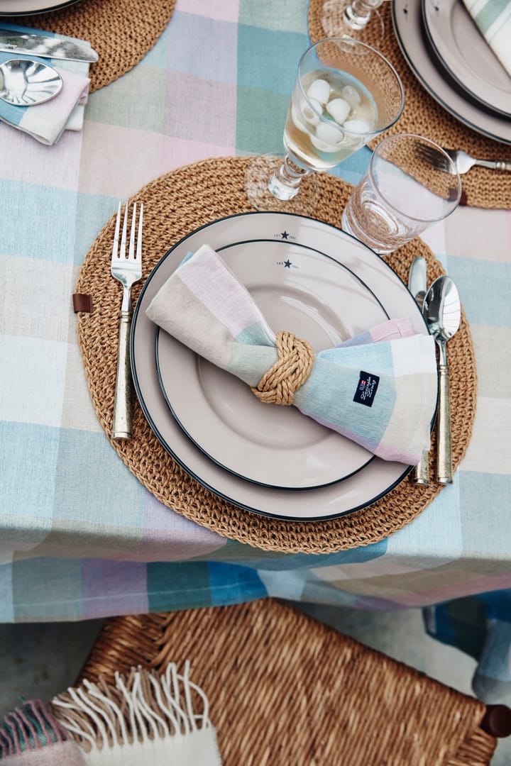 Round Recycled Paper Straw bordstablett Ø38, Natural Lexington