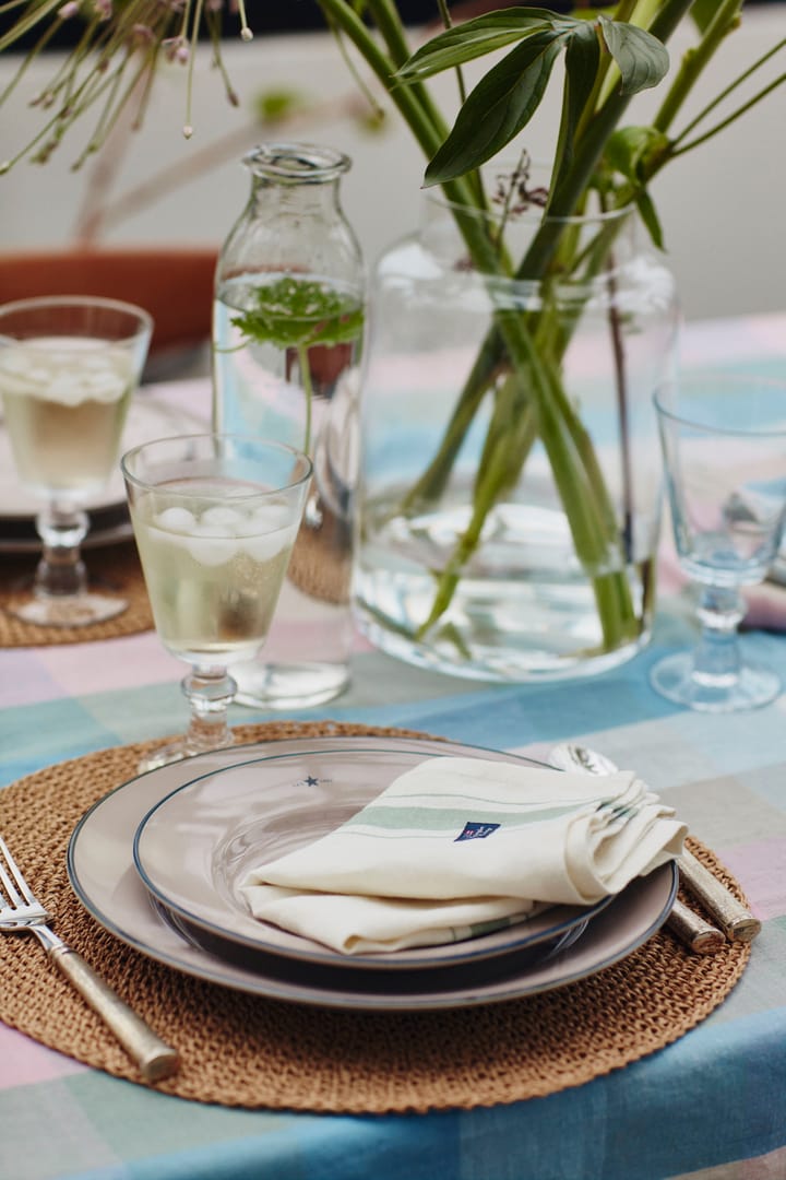 Round Recycled Paper Straw bordstablett Ø38, Natural Lexington