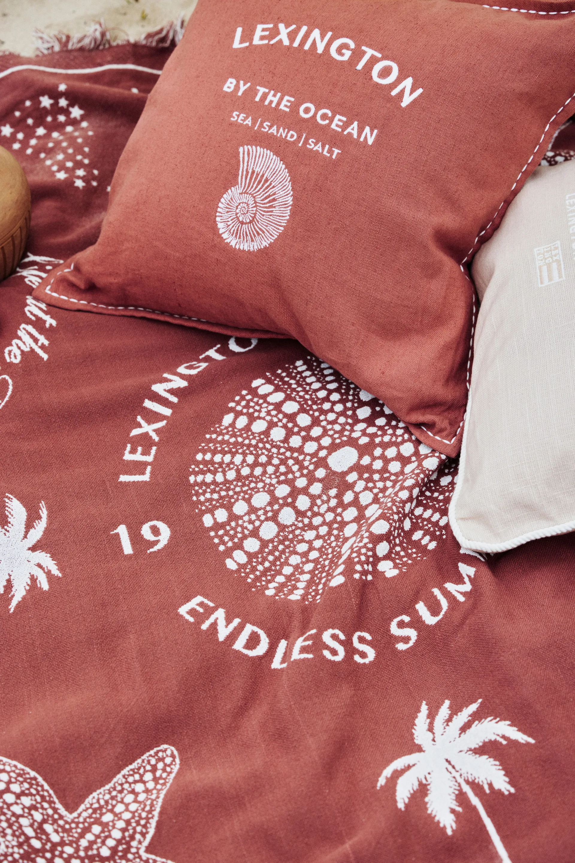 Rug Shell Cotton Canvas kuddfodral 50x50 cm, White Lexington