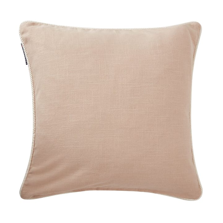 Sea Embroidered Recycled Cotton kuddfodral 50x50cm, Light Beige Lexington