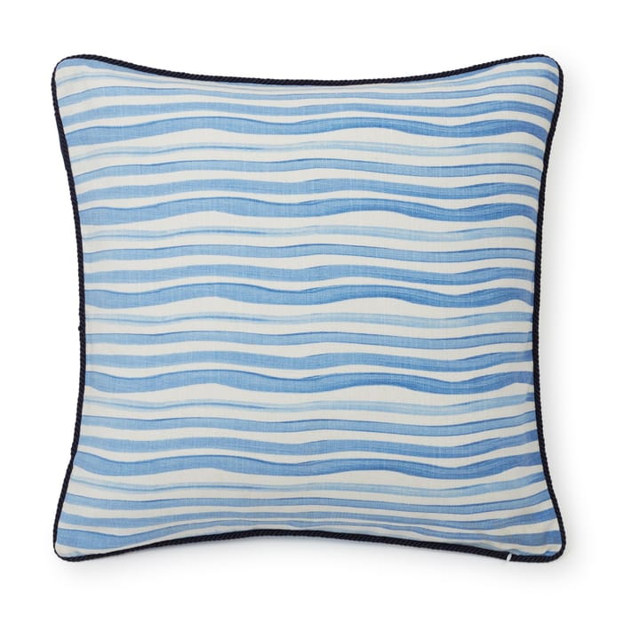 Sea You Later Cotton Canvas kuddfodral 50x50 cm, White-blue Lexington