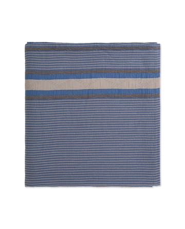 Side Striped Soft Quilted överkast 240x260 cm - Blue - Lexington
