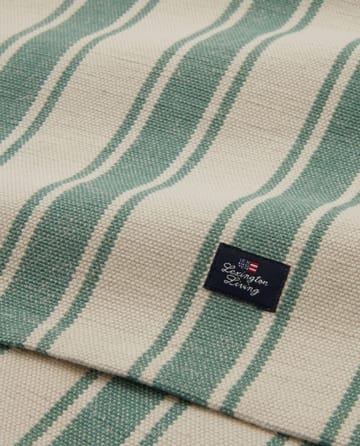 Striped bordslöpare 50x250 cm - Grön - Lexington